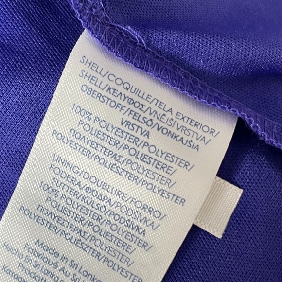 Chaps Deep Iris Long Formal Evening Gown - Picture 9 of 10